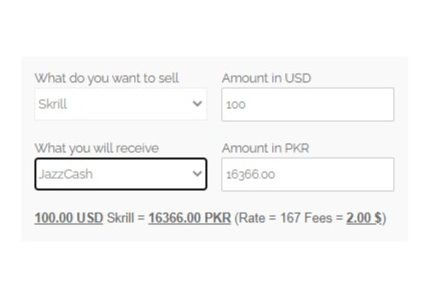 Buy and Sell Skrill Dollars in Pakistan via JazzCash, Easypaisa